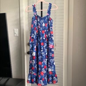 Draper james floral cotton blend dress medium